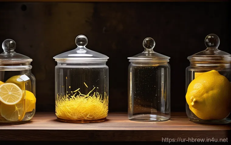 홈메이드 레몬첼로 제조법 - **Lemon Zest Harvest:** A close-up shot of a pair of hands, possibly a woman's, gently and meticulou...